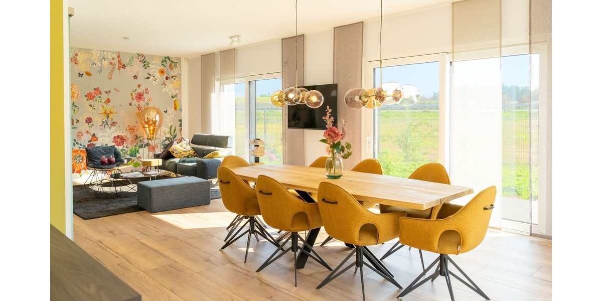 Offener Wohnraum mit Weitblick